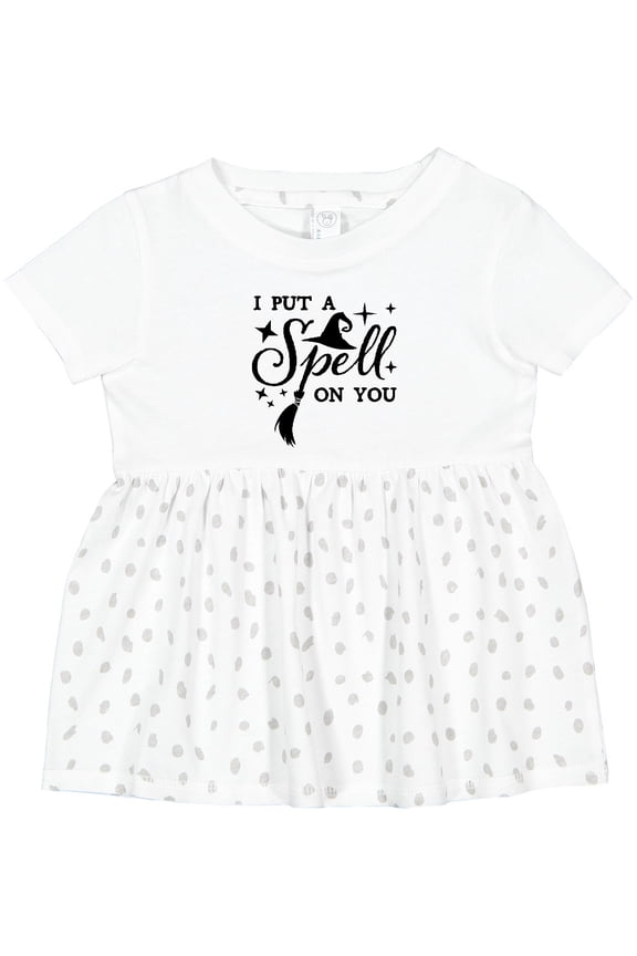 I Put a Spell on You Halloween Magic Girls Baby Dress