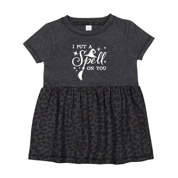 Inktastic I Put a Spell on You Halloween Magic Girls Baby Dress