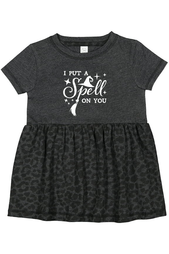 I Put a Spell on You Halloween Magic Girls Baby Dress