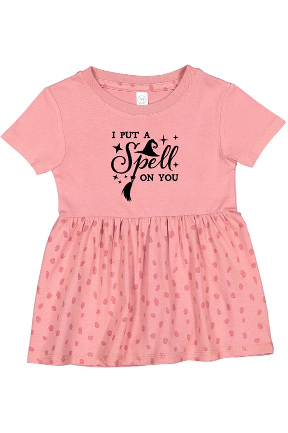 I Put a Spell on You Halloween Magic Girls Baby Dress