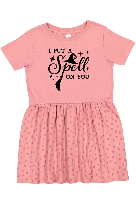 I Put a Spell on You Halloween Magic Girls Toddler Dress