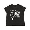 thumbnail image 1 of Inktastic I Put a Spell on You Halloween Magic Women's Plus Size T-Shirt, 1 of 5