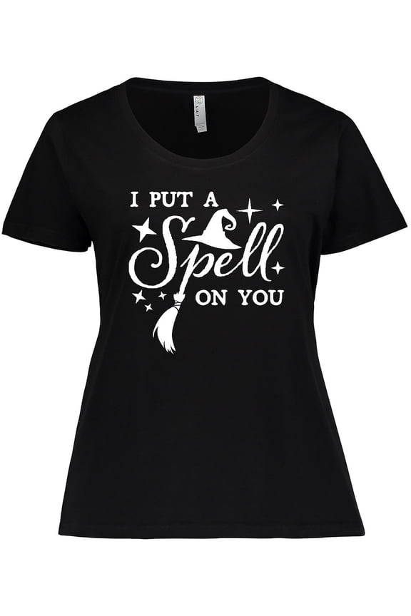 I Put a Spell on You Halloween Magic Women's Plus Size T-Shirt