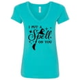 thumbnail image 1 of Inktastic I Put a Spell on You Halloween Magic Women's V-Neck T-Shirt, 1 of 5