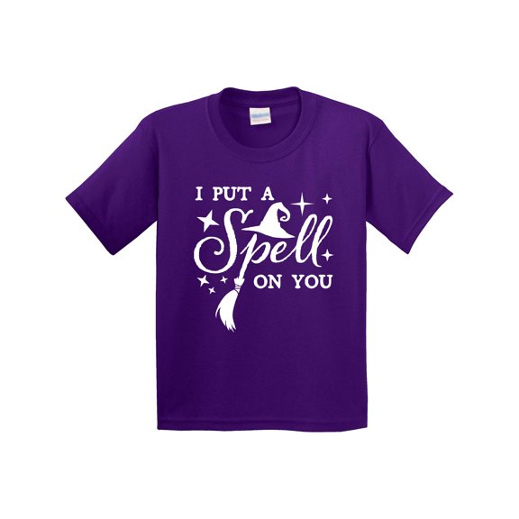 Inktastic I Put a Spell on You Halloween Magic Youth T-Shirt