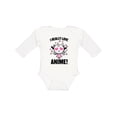 thumbnail image 1 of Inktastic I Really Love Anime with Cute Anime Cat and Hearts Boys or Girls Long Sleeve Baby Bodysuit, 1 of 5