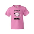 thumbnail image 1 of Inktastic I Really Love Anime with Cute Anime Cat and Hearts Youth T-Shirt, 1 of 5