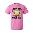 thumbnail image 1 of Inktastic I Ride the Cool Bus with Yellow Bus T-Shirt, 1 of 5