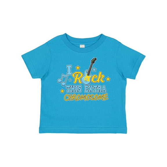 Inktastic I Rock This Extra Chromosome Down Syndrome Awareness Boys or Girls Toddler T-Shirt