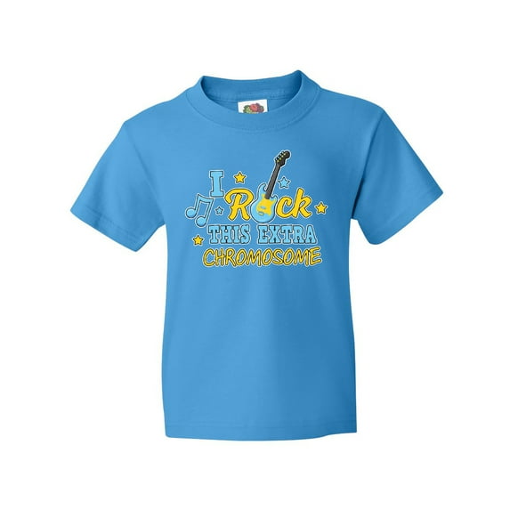 Inktastic I Rock This Extra Chromosome Down Syndrome Awareness Youth T-Shirt