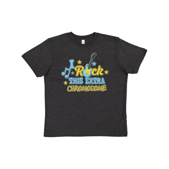 Inktastic I Rock This Extra Chromosome Down Syndrome Awareness Youth T-Shirt
