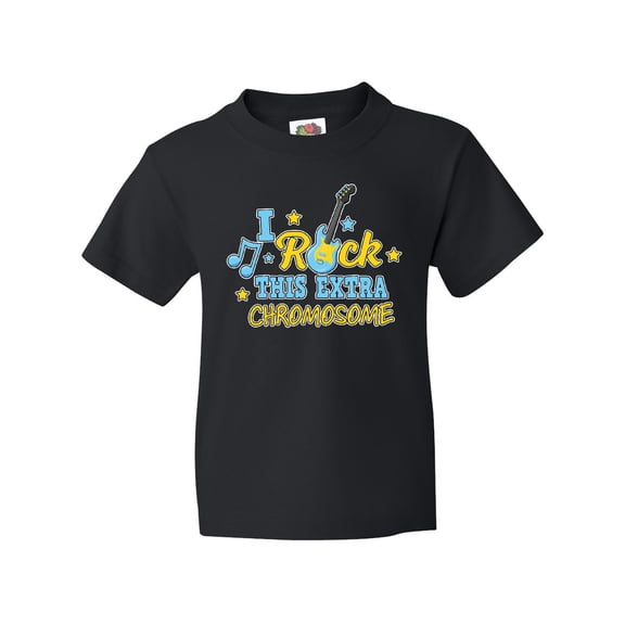 Inktastic I Rock This Extra Chromosome Down Syndrome Awareness Youth T-Shirt
