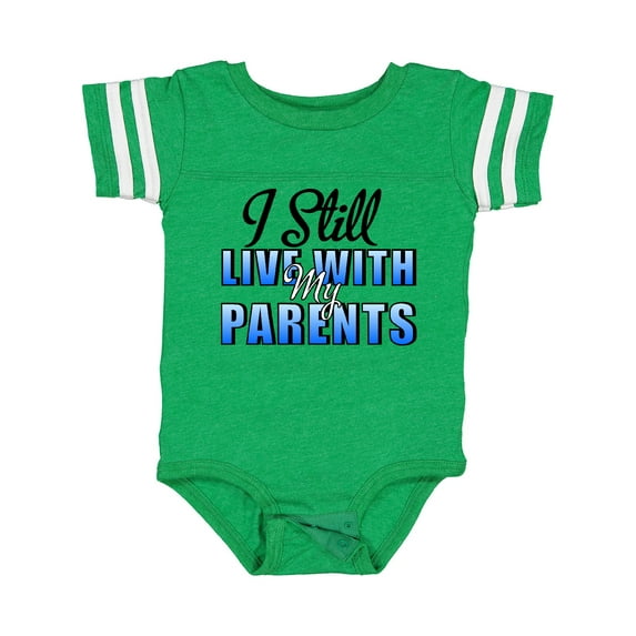 Inktastic I Still Live With My Parents Baby Funny Boys or Girls Baby Bodysuit