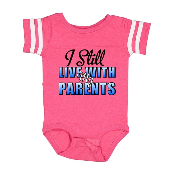 Inktastic I Still Live With My Parents Baby Funny Boys or Girls Baby Bodysuit