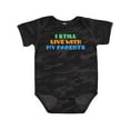 thumbnail image 1 of Inktastic I Still Live with My Parents Boys or Girls Baby Bodysuit, 1 of 5