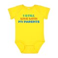 thumbnail image 1 of Inktastic I Still Live with My Parents Boys or Girls Baby Bodysuit, 1 of 5
