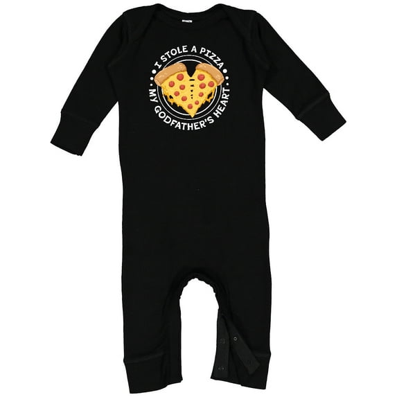 Inktastic I Stole a Pizza My Godfather's Heart Baby Romper Coveralls