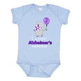 thumbnail image 1 of Inktastic I Support Alzheimer's Awareness Elephant with Balloon Boys or Girls Baby Bodysuit, 1 of 5