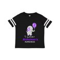 thumbnail image 1 of Inktastic I Support Alzheimer's Awareness Elephant with Balloon Boys or Girls Toddler T-Shirt, 1 of 5