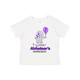 thumbnail image 1 of Inktastic I Support Alzheimer's Awareness Elephant with Purple Balloon Boys or Girls Toddler T-Shirt, 1 of 5