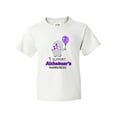 thumbnail image 1 of Inktastic I Support Alzheimer's Awareness Elephant with Purple Balloon Youth T-Shirt, 1 of 5
