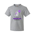 thumbnail image 1 of Inktastic I Support Alzheimer's Awareness Elephant with Purple Balloon Youth T-Shirt, 1 of 5