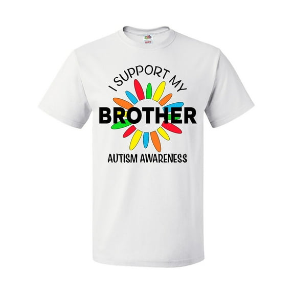 Inktastic I Support My Brother Autism Awareness T-Shirt