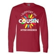 thumbnail image 1 of Inktastic I Support My Cousin Autism Awareness Long Sleeve T-Shirt, 1 of 5