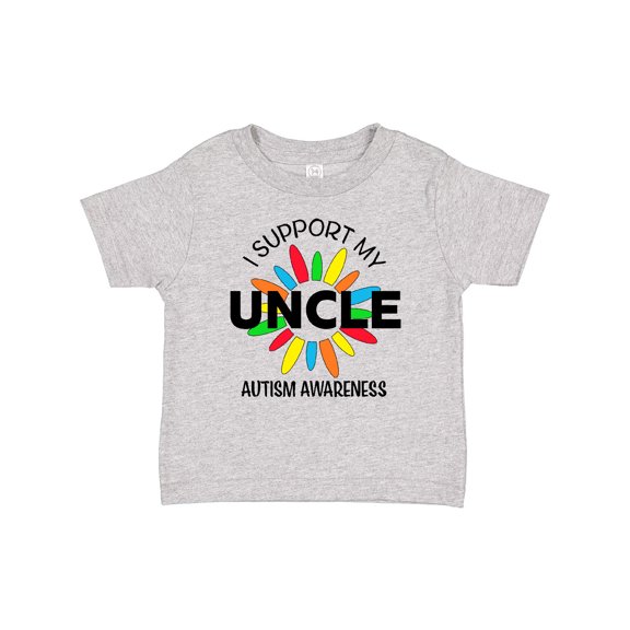 Inktastic I Support My Uncle Autism Awareness Boys or Girls Baby T-Shirt