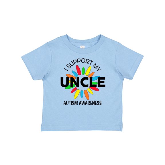 Inktastic I Support My Uncle Autism Awareness Boys or Girls Baby T-Shirt