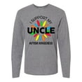 thumbnail image 1 of Inktastic I Support My Uncle Autism Awareness Long Sleeve T-Shirt, 1 of 5