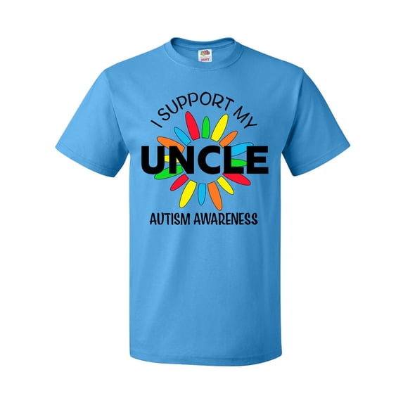 Inktastic I Support My Uncle Autism Awareness T-Shirt
