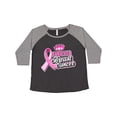 thumbnail image 1 of Inktastic I Survived Breast Cancer with Pink Ribbon Women's Plus Size T-Shirt, 1 of 5