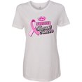 thumbnail image 1 of Inktastic I Survived Breast Cancer with Pink Ribbon Women's T-Shirt, 1 of 5