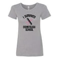 thumbnail image 1 of Inktastic I Survived Cosmetology School Women's T-Shirt, 1 of 5