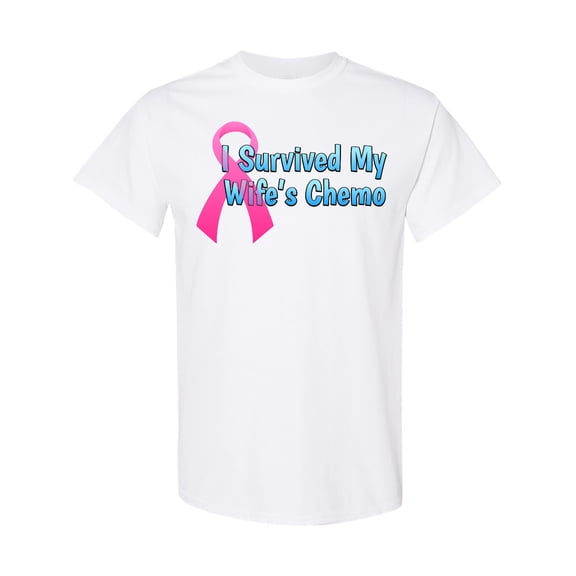 Inktastic I Survived My Wife's Chemo T-Shirt