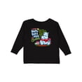 thumbnail image 1 of Inktastic I Wanna Hippopotamus for Christmas Cute Hippo Boys or Girls Long Sleeve Toddler T-Shirt, 1 of 5