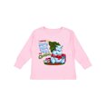 thumbnail image 1 of Inktastic I Wanna Hippopotamus for Christmas Cute Hippo Boys or Girls Long Sleeve Toddler T-Shirt, 1 of 5