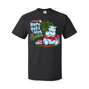 Inktastic I Wanna Hippopotamus for Christmas Cute Hippo T-Shirt