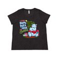 thumbnail image 1 of Inktastic I Wanna Hippopotamus for Christmas Cute Hippo Women's Plus Size T-Shirt, 1 of 5