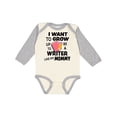 thumbnail image 1 of Inktastic I Want To Grow Up To Be A Writer Like My Mommy Boys or Girls Long Sleeve Baby Bodysuit, 1 of 5