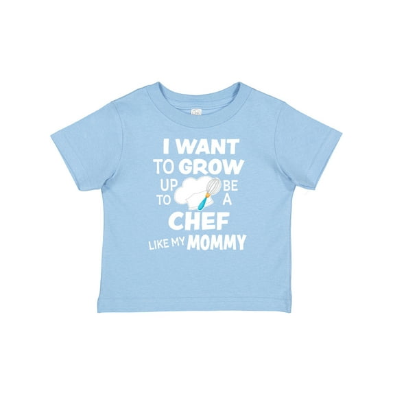 Inktastic I Want To Grow up To Be a Chef Like My Mommy Boys or Girls Baby T-Shirt