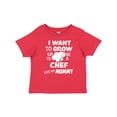 thumbnail image 1 of Inktastic I Want To Grow up To Be a Chef Like My Mommy Boys or Girls Baby T-Shirt, 1 of 5