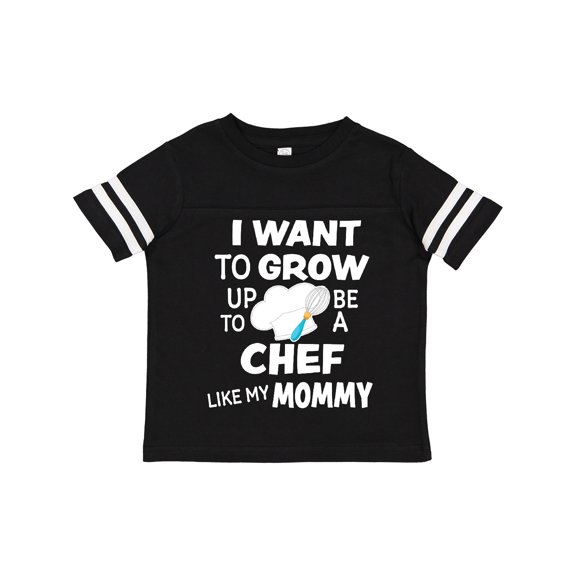Inktastic I Want to Grow Up to Be a Chef Like My Mommy Boys or Girls Toddler T-Shirt