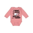 thumbnail image 1 of Inktastic I Want To Grow up To Be a Dentist Like My Mommy Boys or Girls Long Sleeve Baby Bodysuit, 1 of 5