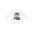 thumbnail image 1 of Inktastic I Want To Grow up To Be a Engineer Like My Daddy Boys or Girls Long Sleeve Toddler T-Shirt, 1 of 5