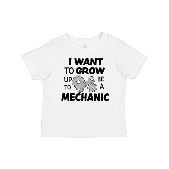 Inktastic I Want To Grow up To Be a Mechanic Boys or Girls Baby T-Shirt