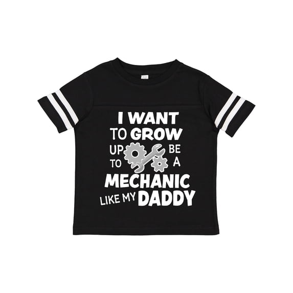 Inktastic I Want To Grow up To Be a Mechanic Like My Daddy Boys or Girls Toddler T-Shirt