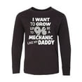 thumbnail image 1 of Inktastic I Want To Grow up To Be a Mechanic Like My Daddy Long Sleeve Youth T-Shirt, 1 of 5