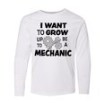 thumbnail image 1 of Inktastic I Want To Grow up To Be a Mechanic Long Sleeve Youth T-Shirt, 1 of 5